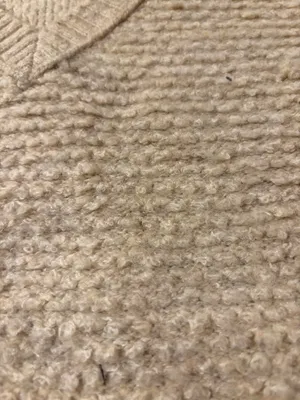 Ladies Small Soft Beige V Neck Sweater thumbnail 5