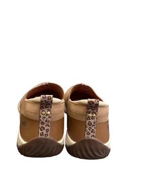 Ryka Women's Tan Slip-On Knit Sneakers with Leopard Accent,Size 9,Used Twice thumbnail 5