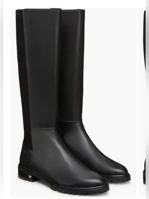 NWOB Stuart Weitzman City Knee High Boot size 6B black leather thumbnail 2