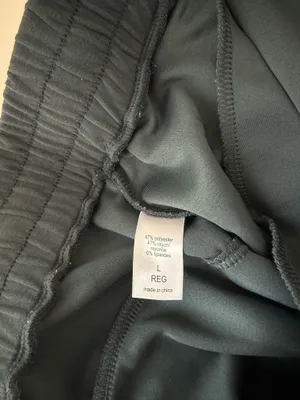 Maurices Scuba Knit Wide Leg Sweatpants Dark Blue Green High Rise thumbnail 12