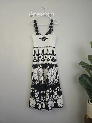 Farm Rio Tiered Floral Midi Dress thumbnail 7