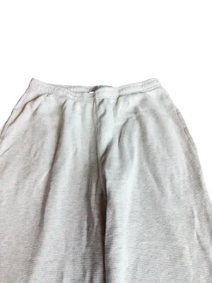 Brandy Melville Cream Wide Leg Sweatpants Waffle Knit Stretch Size Small Women's thumbnail 2