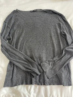 ZARA Knit Ribbed Shirt thumbnail 3