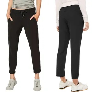 Lululemon On The Fly High Rise Athletic Casual Pant Woven 28” Black Size 2 thumbnail 2