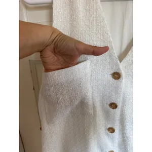 Tuckernuck white Myla textured romper size large‎ thumbnail 9
