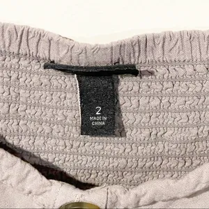 Torrid Plus Size 2X Grey Washed Twill Fit and Flare‎ Cami Tank Top thumbnail 4
