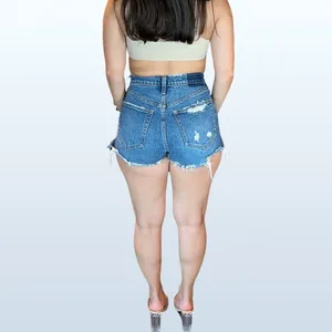 Mom Short High-Rise in Dark Wash, Size 0/25 thumbnail 7