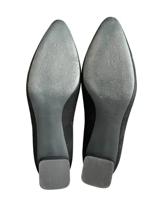 Everlane The V Heel Black Suede Pumps Women’s Size 9.5 Block Heel Versatile thumbnail 7