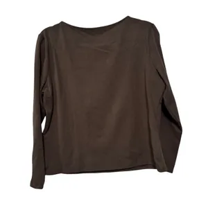 Express Womens XL Brown‎ Square Neck Long Sleeve Top Stretch Knit Shirt thumbnail 8