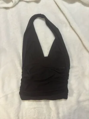 Boutique Halter Top Black Size XS thumbnail 2
