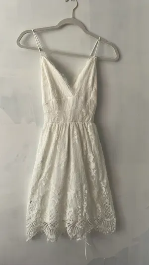 White Dress Lulus thumbnail 3