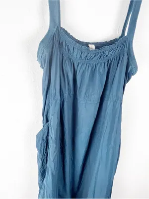 ANTHROPOLOGIE DAILY PRACTICE Keeseville Sleeveless Smocked Dress Large Boho thumbnail 10