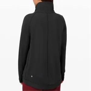 Lululemon Rulu Rally Wrap Long Sleeve Jacket Top Size 4 Black thumbnail 5