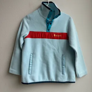 Cotopaxi Women’s XS Teca Fleece Light Blue Snap Pullover Jacket READ thumbnail 1