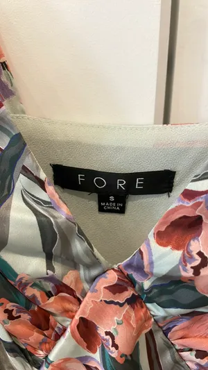 FORE Floral maxi Dress Multiple thumbnail 2