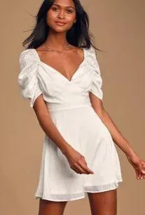 Lulus Satin Skater Dress thumbnail 2