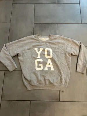 Spiritual Gangster Yoga Classic Crewneck — Grey thumbnail 2