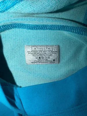 Athleta Teal/Light Turquoise Active Top thumbnail 3