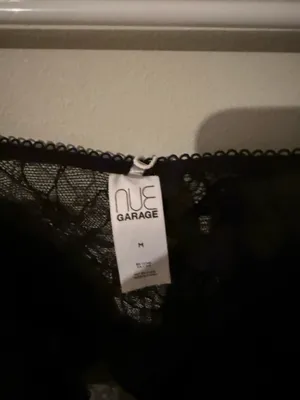 Black Garage Lace Corset thumbnail 3