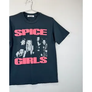 Daydreamer Womens T Shirt Black Spice Girls Photo Tee Crewneck Short Sleeve XS thumbnail 6
