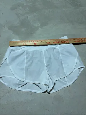 Lululemon White Women's Active Shorts - Lightweight Running Shorts 8 thumbnail 4