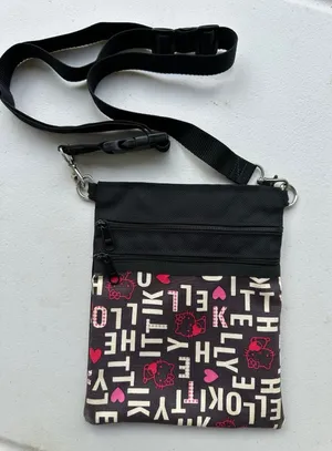 Handmade Sanrio Hello Kitty Canvas Adjustable Strap Crossbody Bag thumbnail 1