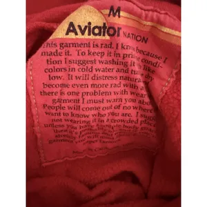 Aviator Nation Red Sox Relaxed‎ Pullover Hoodie Red Size Medium thumbnail 10