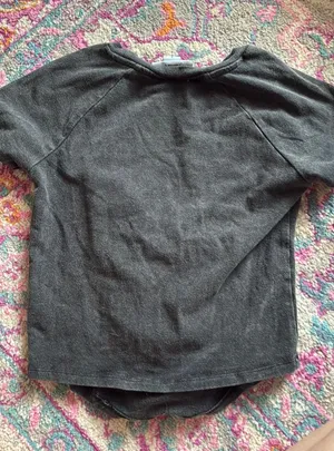 Just Polly New York Black Ruched Top thumbnail 1