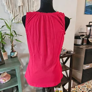 Merona Tank Top Red Woman’s Size Medium  thumbnail 2