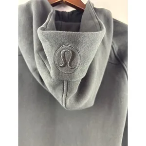 Women’s LuluLemon Scuba Oversized Black Full Zip Hoodie M/L thumbnail 4