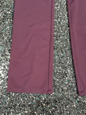 NWT! HALARA Purple Flare Leg Pants Women’s Medium 7/8 thumbnail 2