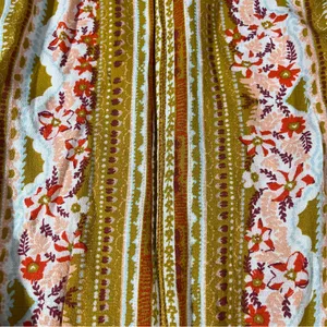 Free People Intimately Yellow Bohemian Long Sleeve Blouse Top; XS Women’s thumbnail 10