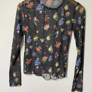 TopShop Floral long sleeve‎ mesh women’s size small, NWT thumbnail 5