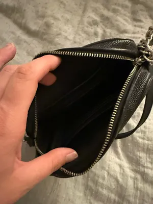 Michael Kors Black Logo Leather Crossbody thumbnail 2