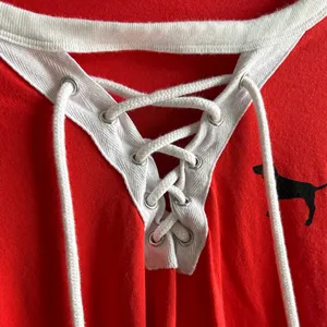 PINK Victoria's Secret Red and White Top thumbnail 3