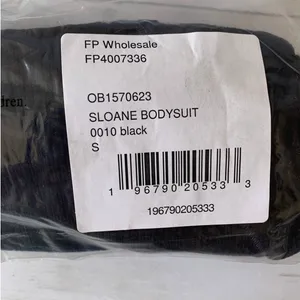 NWT Free People Sloane Bodysuit‎ in Black thumbnail 7
