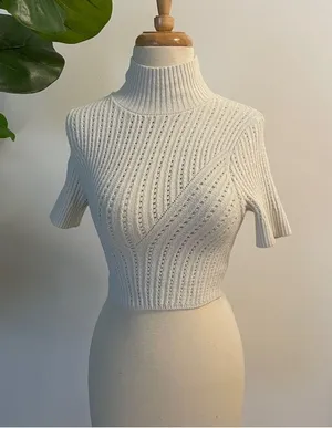 Free People | Carly Swift Cropped Sweater thumbnail 2