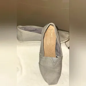 Toms Gray Tweed Alpargata Size 6.5 thumbnail 7
