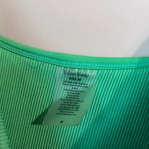 Kulani Kinis Ribbed Underwire Adjustable Strap One Piece Swimsuit Green M thumbnail 5