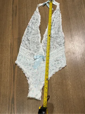 Victoria's Secret Y2K Lace Sexy Little Things Lingerie Body Suit: Size Large thumbnail 4