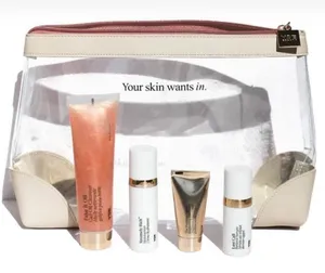YSE Beauty Travel Chic Cosmetic Case Clear PVC Brand New thumbnail 1