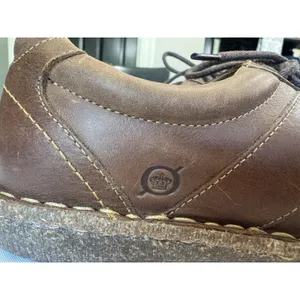 Børn Born Melissa Women's Brown Leather Oxford Shoes Size 9.5 Lace-Up Comfort thumbnail 11