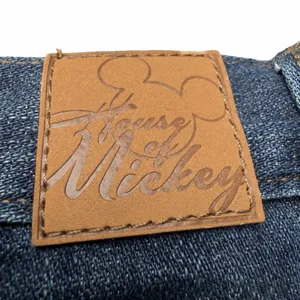 Disney World Resort Mickey Mouse Pocket Embroidered‎ Bootcut Jeans Size 2 Blue thumbnail 5
