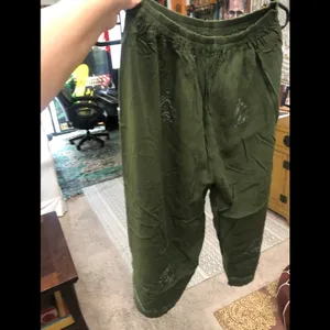 INDO cropped pants, ever green super soft Size XL thumbnail 4