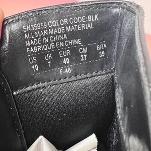 Skechers Black Faux Leather Square Toe‎ Heeled Booties Y2K Retro Women’s Size 10 thumbnail 9