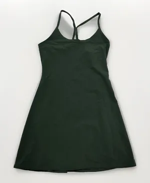 Outdoor Voices Dress Size Medium Exercise Athletic Mini Evergreen Green thumbnail 1