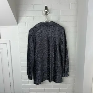 Vintage Montgomery Ward Silver Sparkle Button Down Shirt + Tank Set thumbnail 10