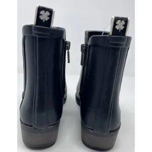Lucky Brand Women's‎ LK Basel Black H2O Rubber Rain Bootie Size 9M thumbnail 4