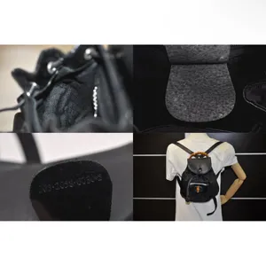 Gucci Black Backpack with Bamboo Handle thumbnail 10