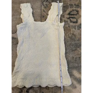 Free People Love Letter Cami - Ivory S/M New $38 thumbnail 5